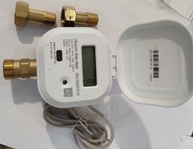 تصویر کنتور آب هوشمند - کنتور آب التراسونیک باتری دار - سایز 1/2 اینچ ultrasonic water meter -- size 1/2 inch