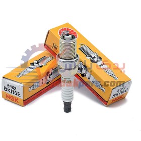 تصویر شمع BKR6E پایه کوتاه نیکل برند NGK ژاپن (بسته۴عددی) NGK Spark Plug BKR6E 6962 JAPAN