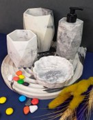 تصویر ست سرویس بهداشتی سنگی دیبا ۵ پارچه 