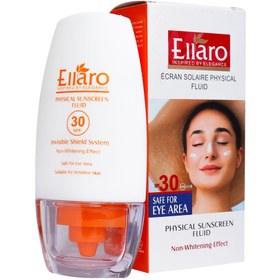 تصویر ضدآفتاب فلوئید فیزیکال spf30الارو Ellaro