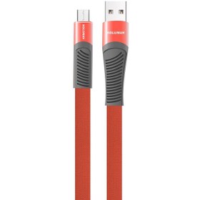 تصویر کابل تبدیل USB به MICROUSB کلومن مدل DK - 44 طول 1 متر - قرمز 