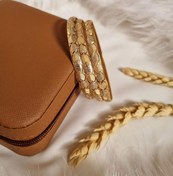 تصویر النگو طلاروس تراش قلب 