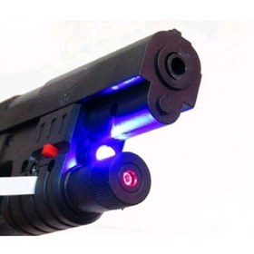 تصویر تفنگ ساچمه ای لیزر دار تیر پلاستیکی فلزی نیست کلت ساچمه ای 