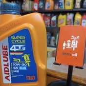 تصویر روغن موتور سیکلت ایدلوب ۱۰W30 حجم ۱ لیتر 