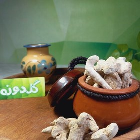 تصویر زنجبیل خشک قلم درجه 1 (50گرم)-زنجبیل قلم سفید خشک-زنجبیل درشت-عطاری گلدونه 