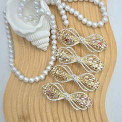 تصویر گیره مو فرانسوی مدل جواهر 