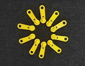 تصویر سرزیپ پلاستیکی نمره 5 رنگ زرد 