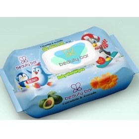 تصویر دستمال مرطوب کودک بیوتی بار بسته 102 عددی محصولات اورجینال ثمن کالا 