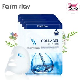 تصویر ماسک صورت فارم استی مدل Collagen حجم 23 میلی لیتر 