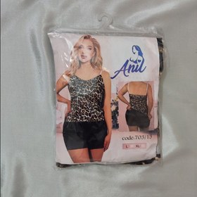 تصویر تاپ شورتک پلنگی 