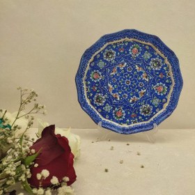 تصویر سینی میناکاری |طرح اسلیمی خطایی|کد ZP126S 