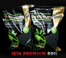 تصویر کود بستر پلنت و شریمپ پریمیوم ۸ لیتر ۶۰۴ ایستا Isat Aquarium Substrate Premium Soil 8