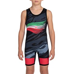 تصویر دوبنده کشتی بچه گانه طرح المپیک 