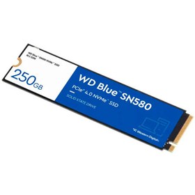 تصویر حافظه SSD وسترن دیجیتال Western Digital Blue SN580 250GB M.2 Western Digital Blue SN580 250GB M.2 SSD Internal Hard Drive