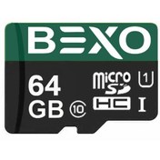 تصویر کارت حافظه MicroSDHC بکسو استاندارد UHS-I U1 سرعت 80MBps ظرفیت 64 گیگابایت Bexo UHS-I U1 80MBps MicroSDHC 64GB