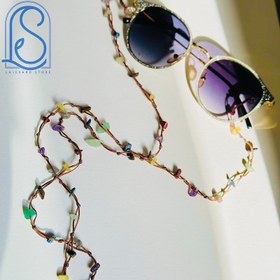 تصویر بند عینک با سنگ طبیعی 