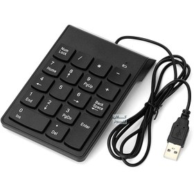 تصویر کیبورد اعداد با سیم مدل Mini 