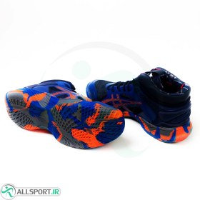 تصویر کتانی والیبال اسیکس متارایز Asics Metarise Blue Orange 