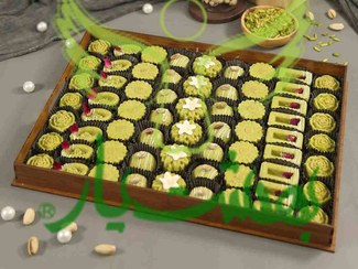 تصویر حلوا پسته بوتیکی کد 33 