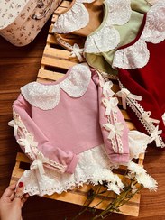 تصویر تونیک پاپیون خامه دوزی 