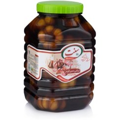 تصویر ترشی سیر قرمز گل پنجه ای 