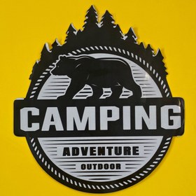 تصویر برچسب آفرود طرح camping 