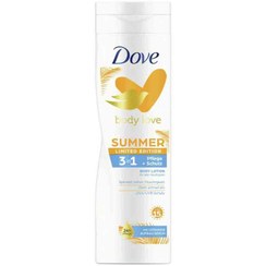 تصویر لوسیون بدن هلندی داو Dove Body Love Summer با محافظ UVA/UVB و SPF15 وزن 250 میل 