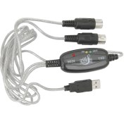 تصویر کابل میدی به یو اس بی USB TO MIDI ا USB TO MIDI USB TO MIDI