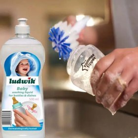 تصویر مایع ضدعفونی کننده ظروف کودک لودویک Ludwik bottle cleanser code:030365