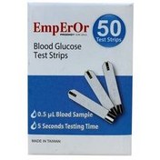 تصویر نوار تست قند خون امپرور 50 عددی 