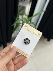 تصویر گیره مگنتی رز مشکی 