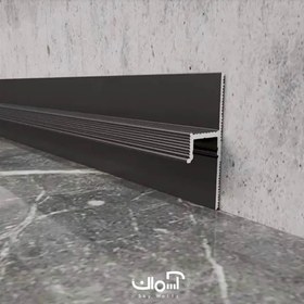 تصویر قرنیز توکار آلومینیومی نوری سایز ۴ سانتی 