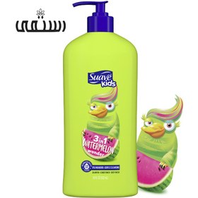 تصویر شامپو و نرم کننده کودک سواو مدل هندوانه حجم ۵۳۲ میلی لیتر 