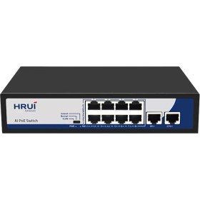 تصویر سوئیچ شبکه HRUI مدل HR900-AF-82 ا HRUI switch HR900-AF-82N HRUI switch HR900-AF-82N