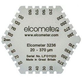 تصویر ضخامت سنج رنگ تر الکومتر انگستان مدل Elcometer 112 ا Elcometer 112 wet film comb Elcometer 112 wet film comb