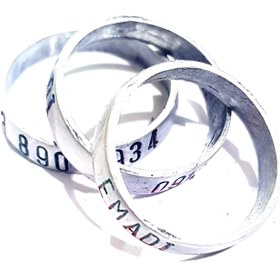 تصویر حلقه پای مرغ و خروس لاری و طاووس ۱ عددی 