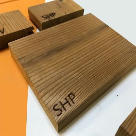 تصویر پروفیل ترموود SHP گره پروانه ساسنا 19 میلیمتری - ضخامت 19mm - عرض 42mm - طول 3 متر Thermowood SHP profile, 19 mm Sasna propeller node