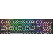 تصویر کیبورد بی سیم گیمینگ ردراگون مدل Flare K710 Pro با سوئیچ مکانیکال آبی 