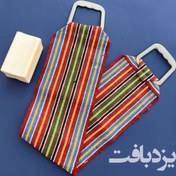 تصویر کیسه حمام سنتی یزدی پشت شور 