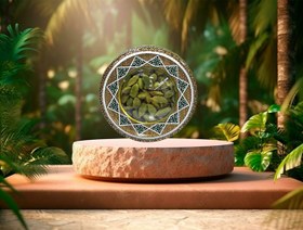 تصویر هل اکبر (بنفش) خاتم 