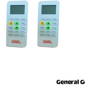 تصویر کولرگازی جنرال شکار 18000 لبخندی، گاز R410 مدل GNRR-18GRAA 