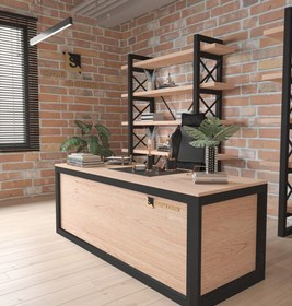 تصویر میز مدیریت با 4 کشو M_MF104 