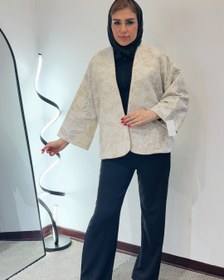 تصویر کت تک ترک - فری سایز / مشکی 