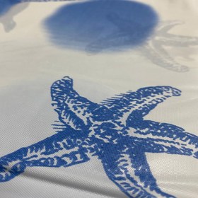 تصویر پرده حمام کد PH280 سایز 180x180 سانتی متر آویز حمام