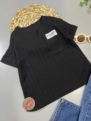 تصویر تیشرت یقه کوبایی محرمی اقتصادی سایز ۵XL 