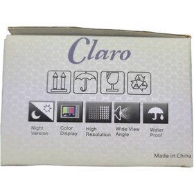 تصویر دوربین چشم ماهی لنز متحرک برند کلارو مدل CL-291AHD Claro CL-291AHD moving lens fisheye camera