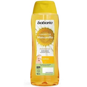 تصویر شامپو سر و بدن کودک باباریا babaria مدل بابونه حجم 600 میل chamomile shampoo babaria 600 ml