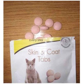 تصویر قرص ضد ریزش مو گربه جیم کت آلمان 40 گرم ا GimCat Tabs Skin & Coat 40g GimCat Tabs Skin & Coat 40g