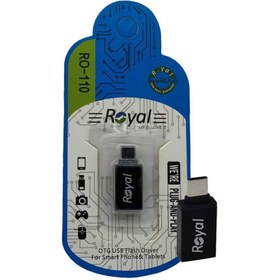 تصویر تبدیل تایپ سی به میکرو رویال مدل Royal RO-410 