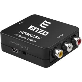 تصویر مبدل HDMI به RCA انزو مدل HD-43 ENZO HD-43 HDMI to RCA Converter